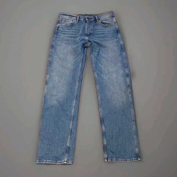 Levi's Other - Levi's Workwear Jeans Mens 33x34 Measures 34x32 Crisp Stiff Stretch Blue 87442